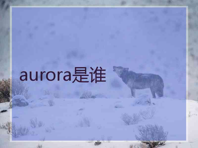 aurora是谁