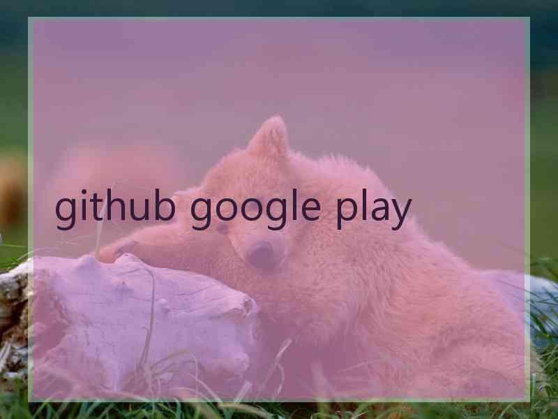 github google play