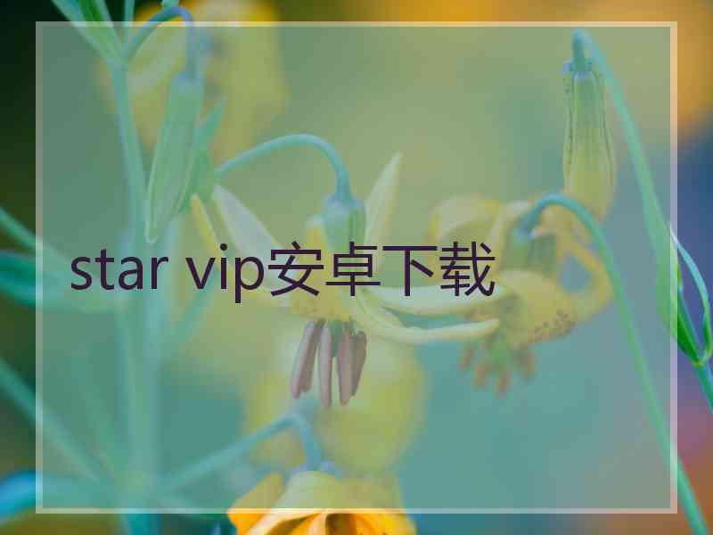 star vip安卓下载