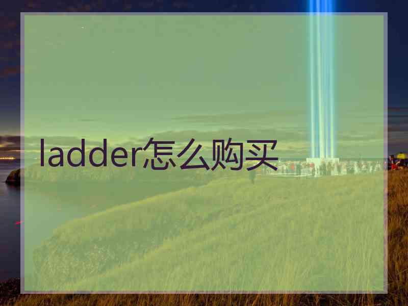 ladder怎么购买