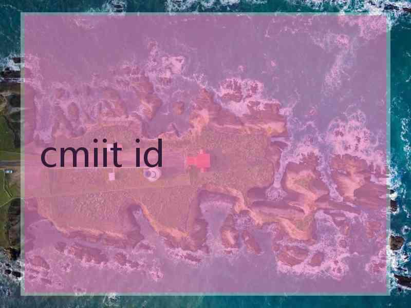 cmiit id