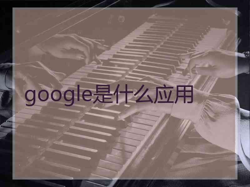 google是什么应用