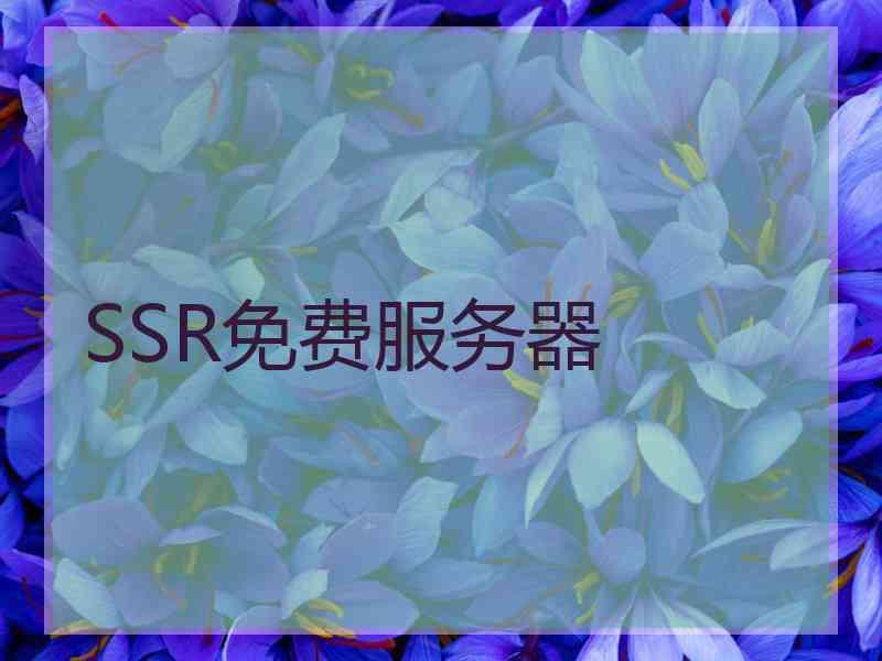 SSR免费服务器