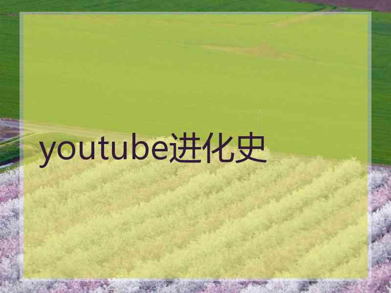 youtube进化史