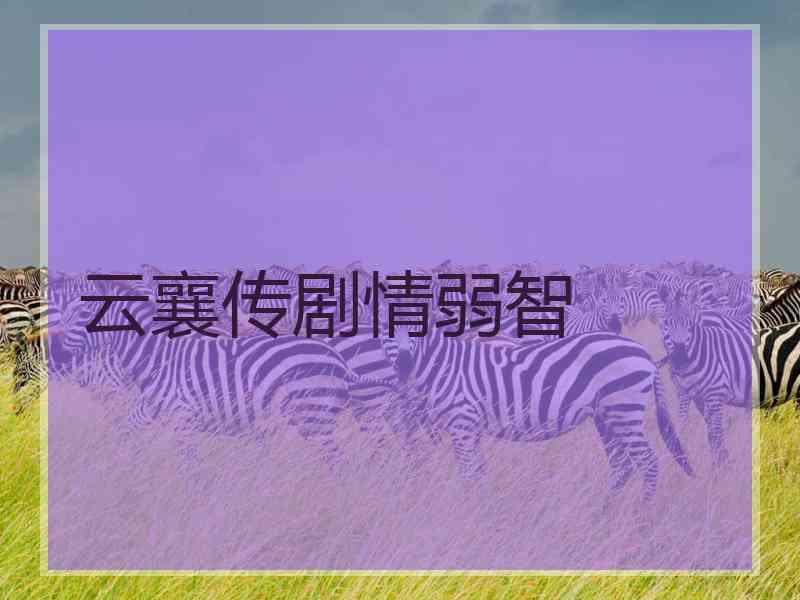 云襄传剧情弱智