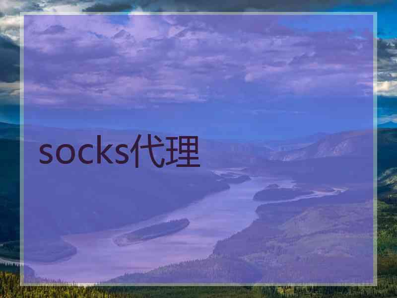 socks代理