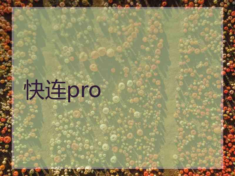 快连pro