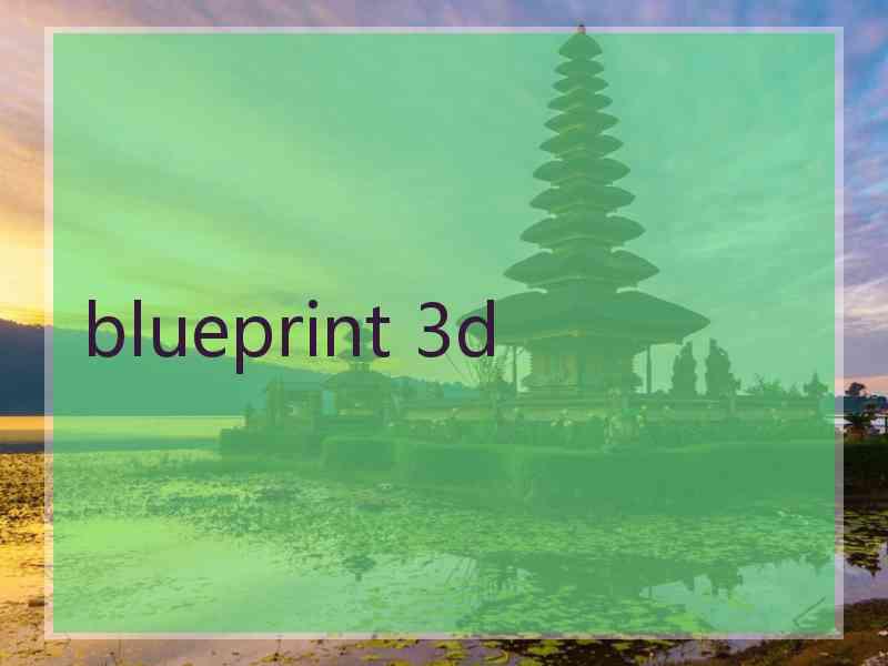 blueprint 3d