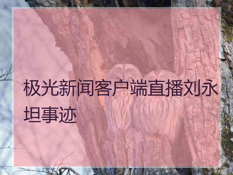 极光新闻客户端直播刘永坦事迹