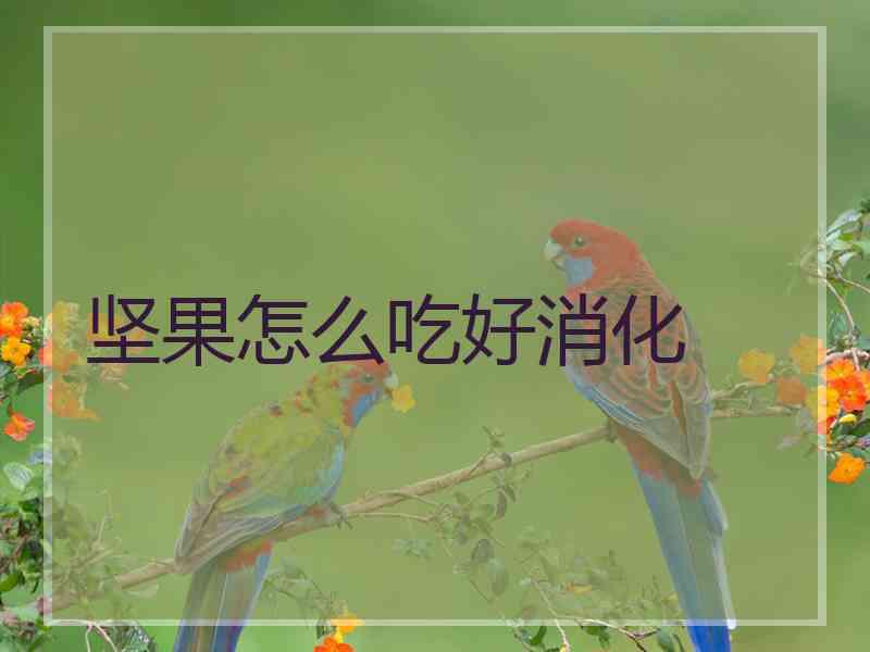 坚果怎么吃好消化