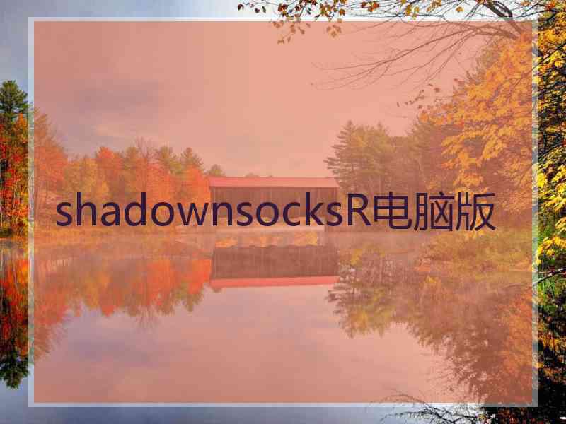 shadownsocksR电脑版