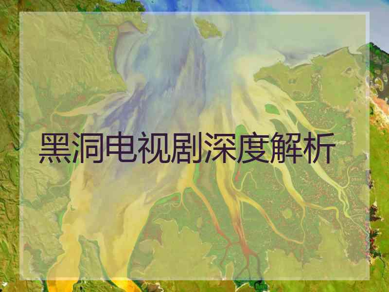 黑洞电视剧深度解析