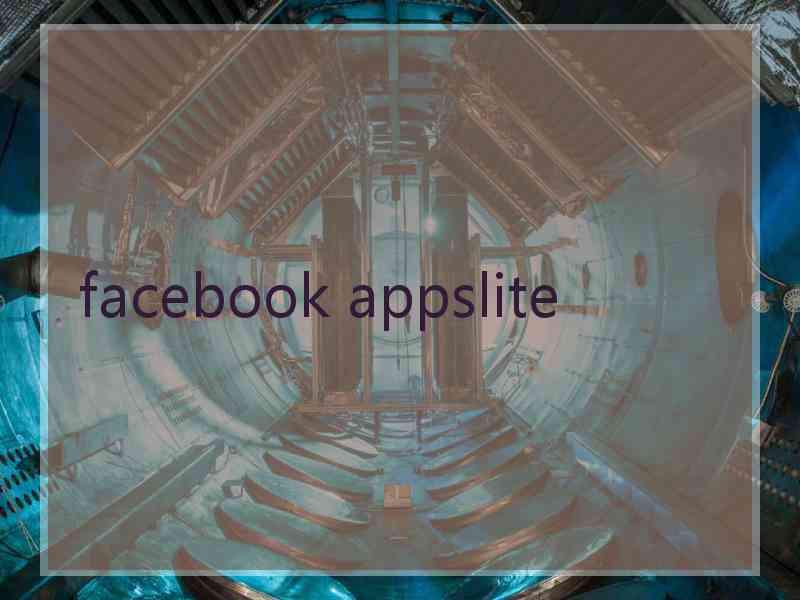 facebook appslite