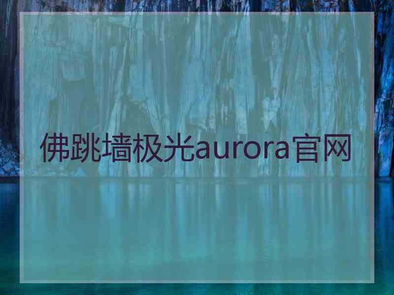 佛跳墙极光aurora官网