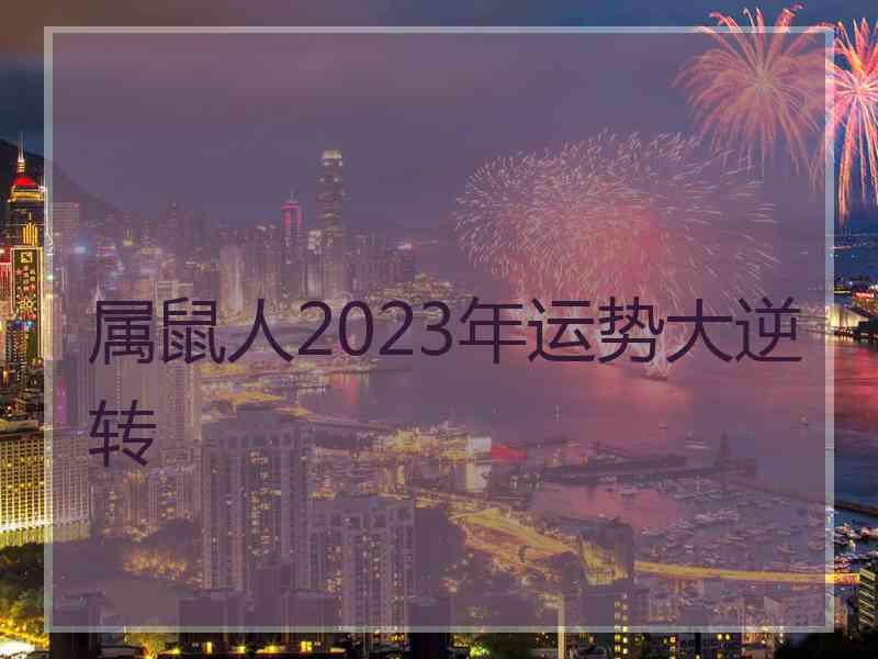 属鼠人2023年运势大逆转