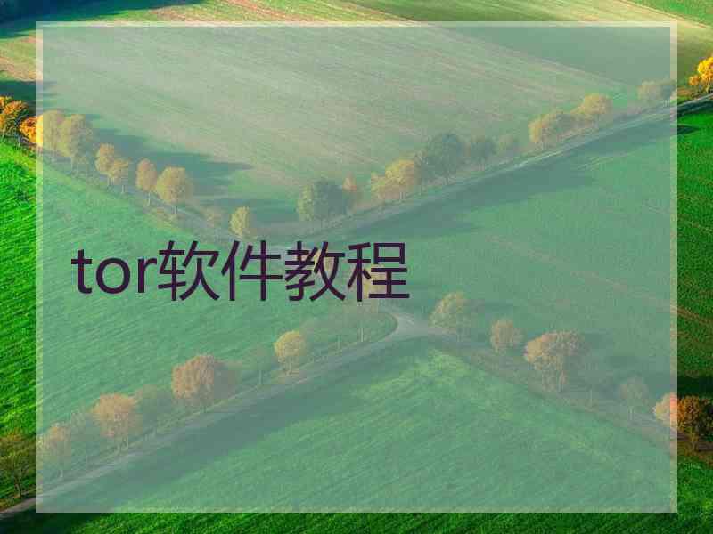 tor软件教程