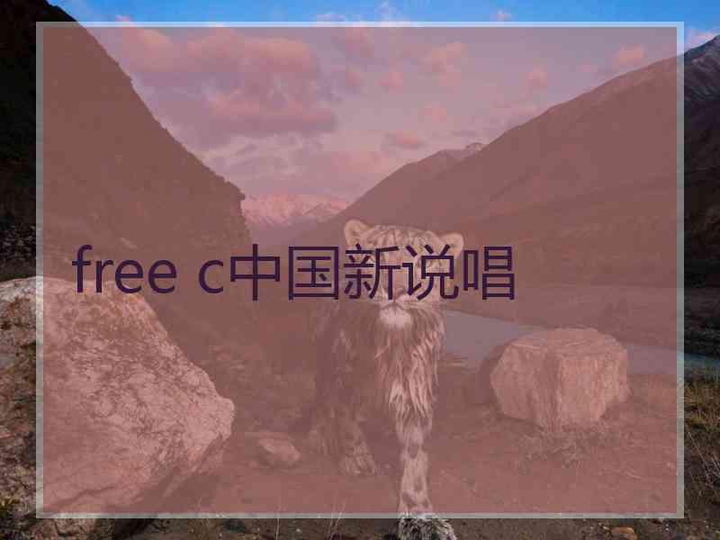 free c中国新说唱