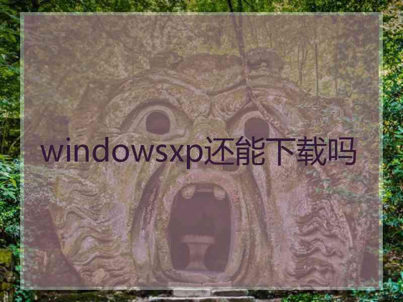 windowsxp还能下载吗