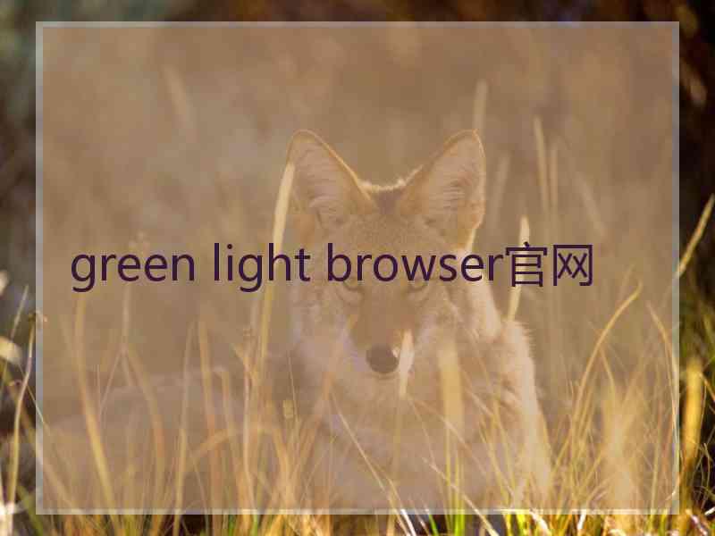 green light browser官网