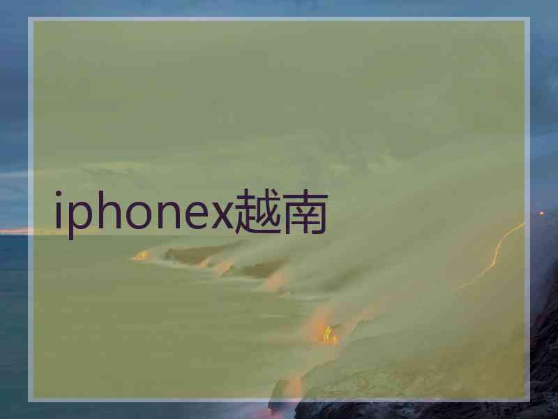 iphonex越南