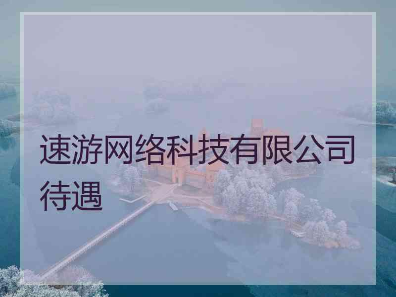 速游网络科技有限公司待遇