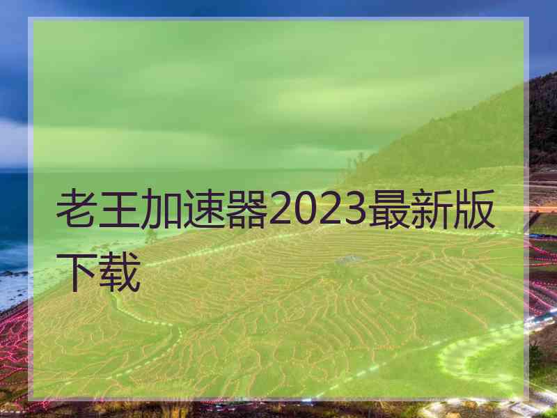 老王加速器2023最新版下载