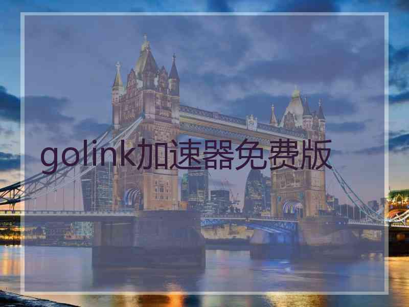 golink加速器免费版