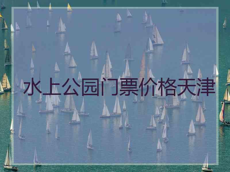 水上公园门票价格天津