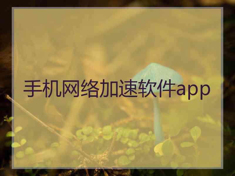 手机网络加速软件app