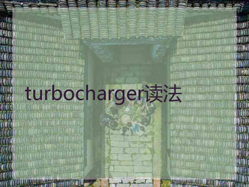 turbocharger读法