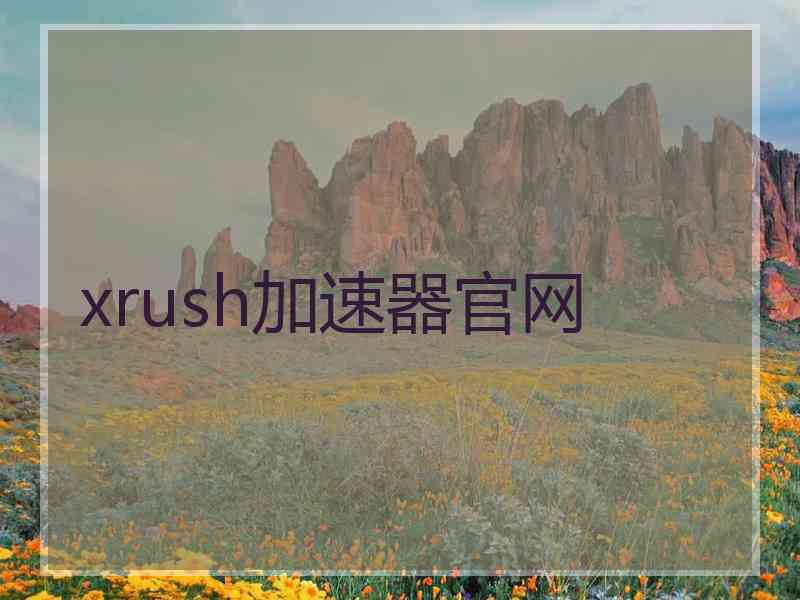 xrush加速器官网