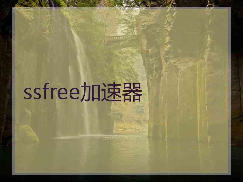 ssfree加速器