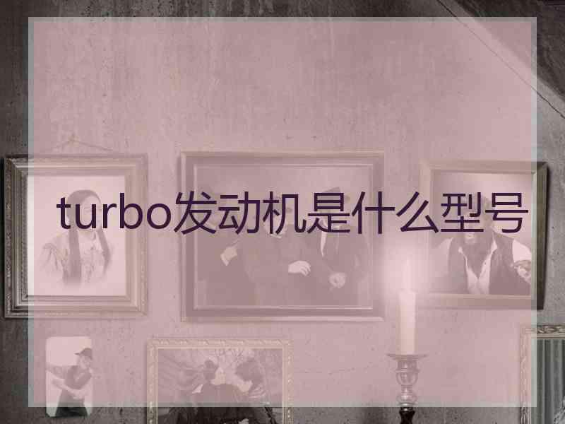 turbo发动机是什么型号