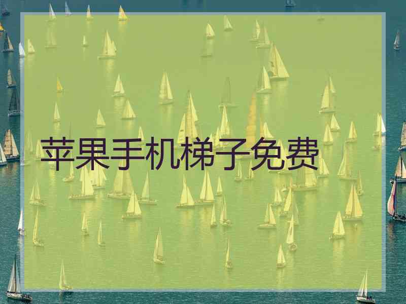 苹果手机梯子免费