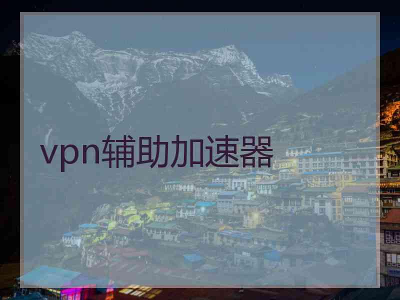 vpn辅助加速器