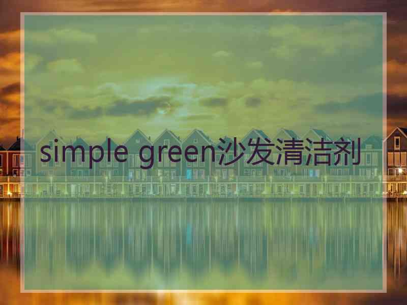 simple green沙发清洁剂
