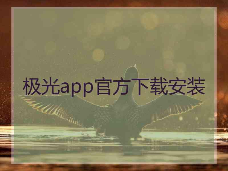 极光app官方下载安装