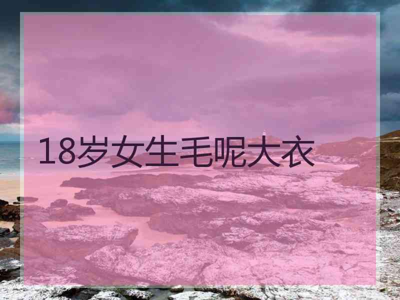 18岁女生毛呢大衣