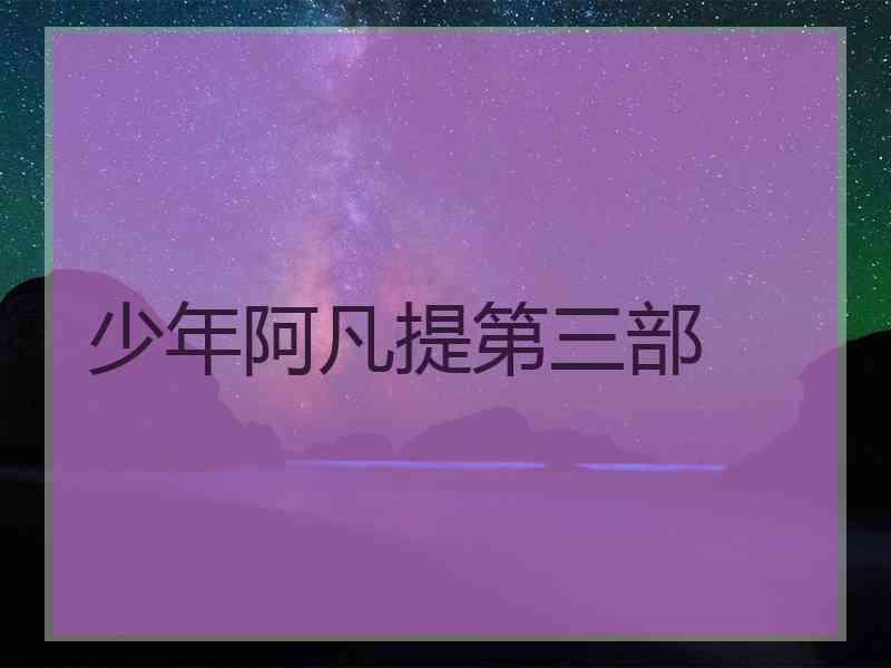 少年阿凡提第三部