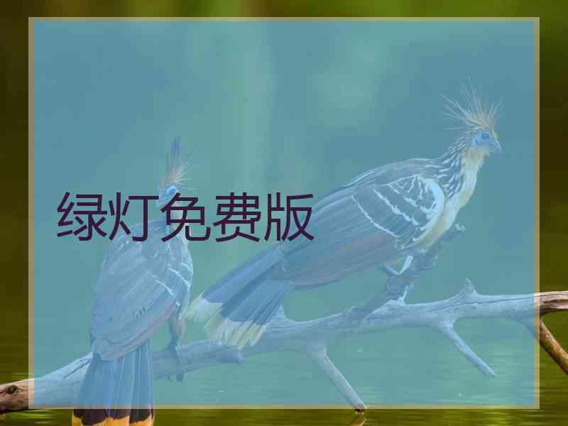 绿灯免费版