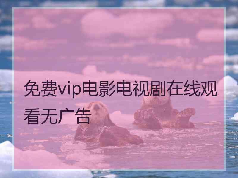 免费vip电影电视剧在线观看无广告