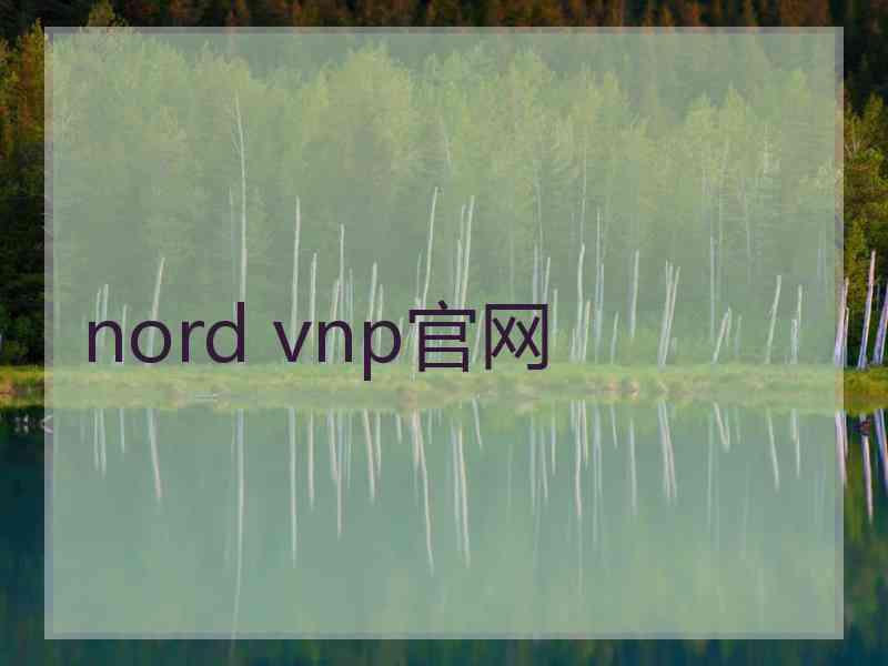 nord vnp官网