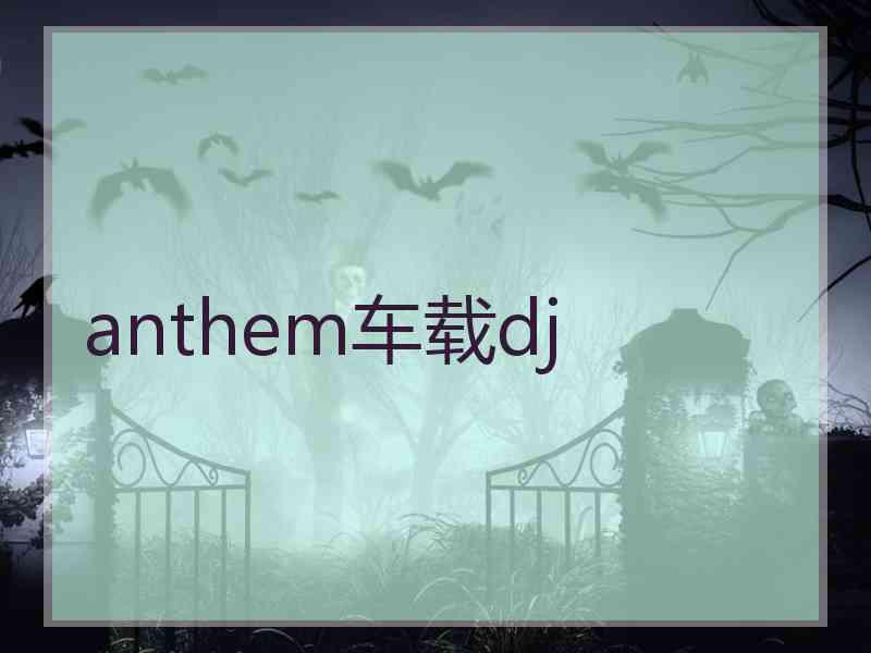 anthem车载dj