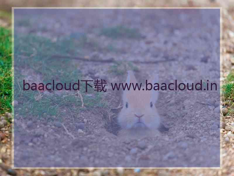 baacloud下载 www.baacloud.in