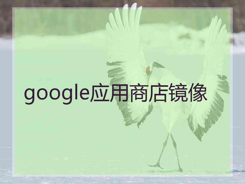 google应用商店镜像