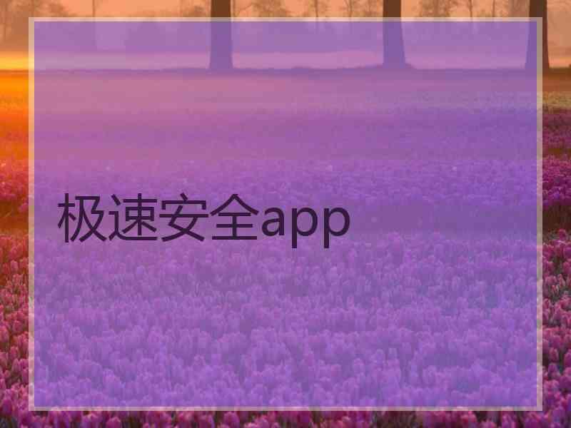 极速安全app