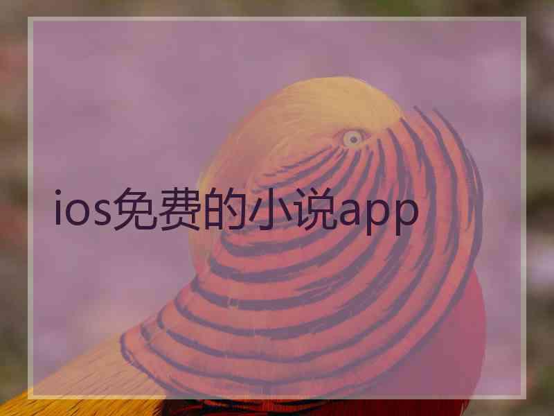 ios免费的小说app