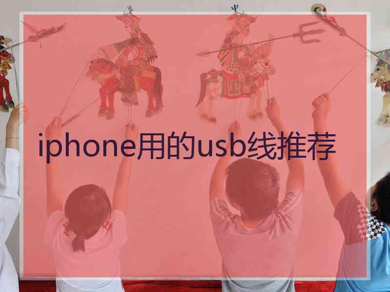 iphone用的usb线推荐