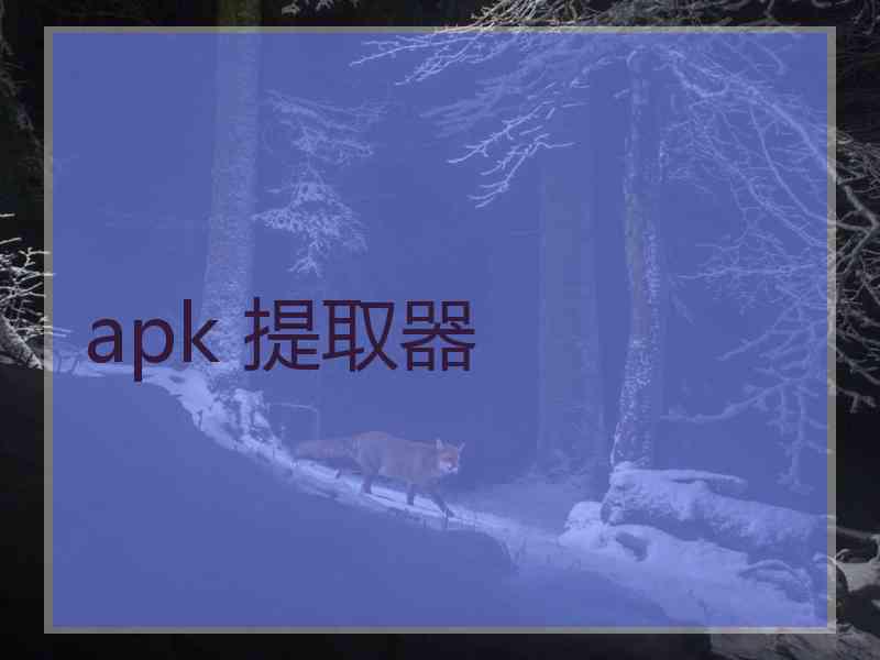 apk 提取器