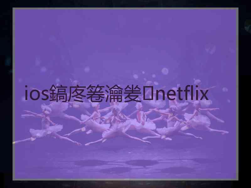 ios鎬庝箞瀹夎netflix